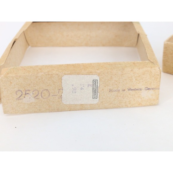 6 VTG Plastic Sugar Angels Christmas Ornament Metal Wings West Germany With Box - Picture 3 of 9